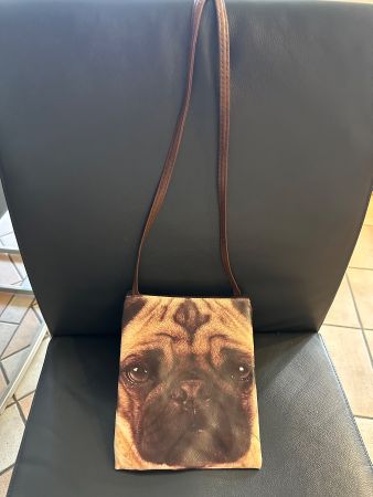 Mops Handtasche Umhängetasche