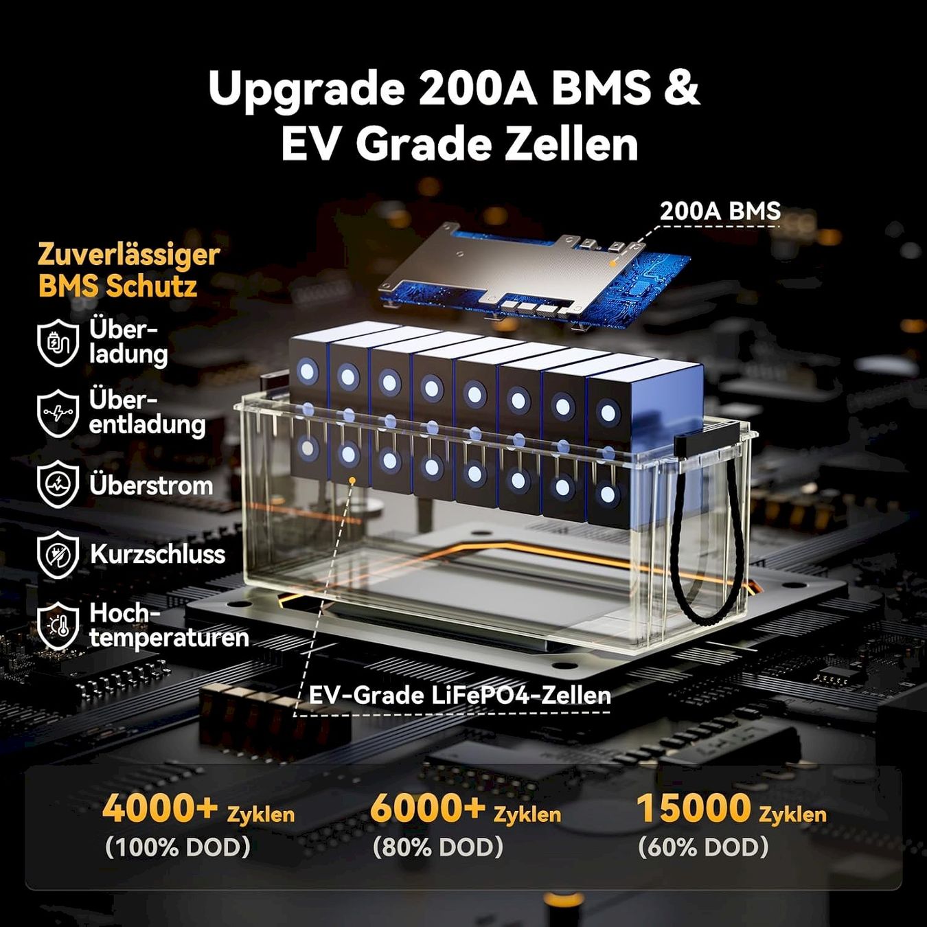 Batterie: Power Queen 12V 200Ah Plus Batterie – Nuovo e nell'imballaggio originale da Bottighofen venduto da zaap 4