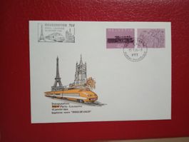 Sonderbrief Inauguration TGV Paris Lausanne 1984