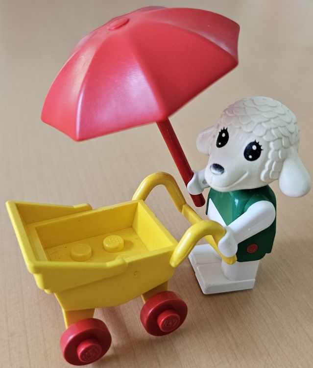 Fabuland 3602 - Bianca Lamm mit Kinderwagen (1980) | Kaufen auf Ricardo