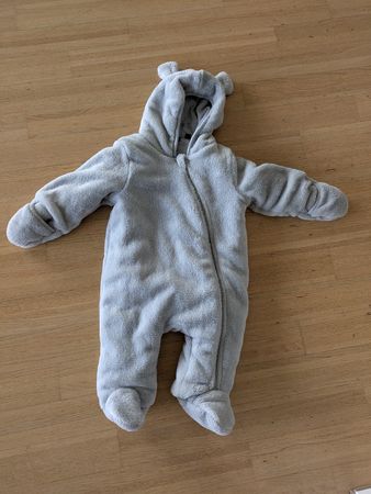 Baby Plush Mouse Snowsuit, 3-6 mo. like new!