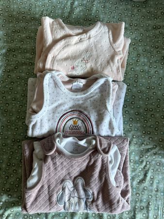 3er-Set Chenille-Strampler für Mädchen
