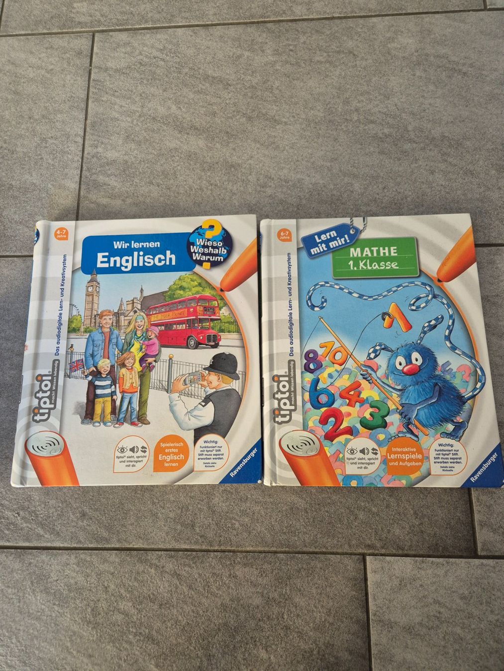 Bücher: 2 Tiptoi Mathe und Englisch – Gebraucht aus Wittenbach von palm-s