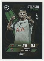 Topps Match Attax UCL 25/26 Dominic Solanke Stealth Strike