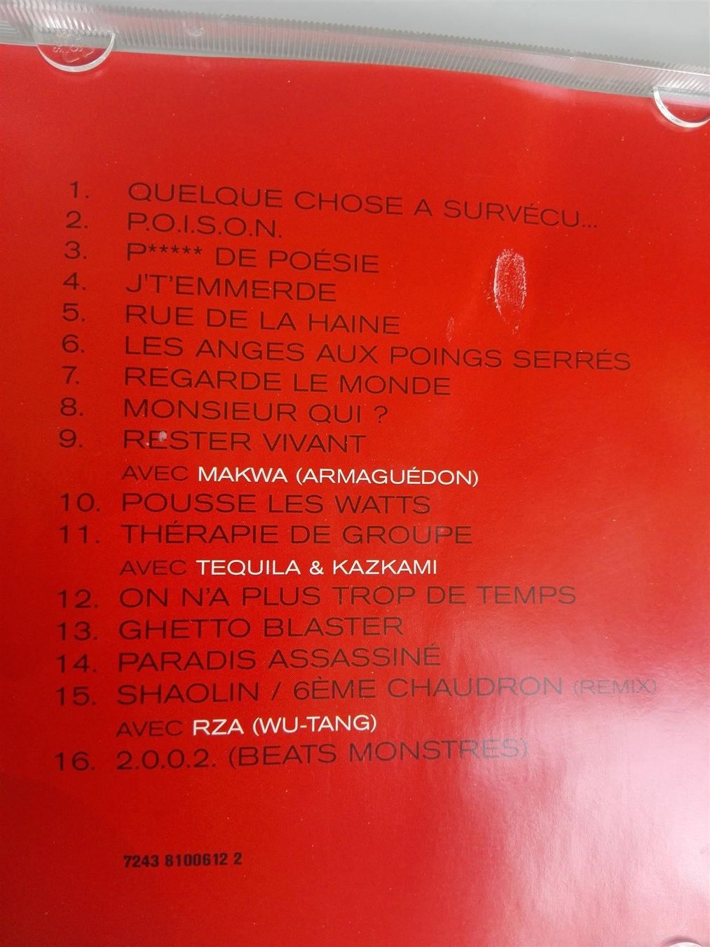 CD: Arsenik - Quelque chose a survécu...                   ©2002 – Usato da St.Galllen venduto da elkaphone 2