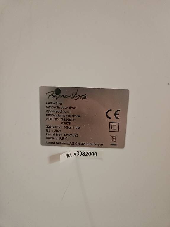 Ventilatori: PrivaVista Luftkühler – Usato da Dagmersellen venduto da voch98 3