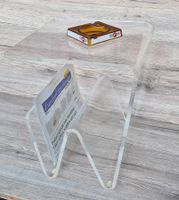 Plexiglas Beistelltisch  Zeitschriftenhalter Johann Jakob