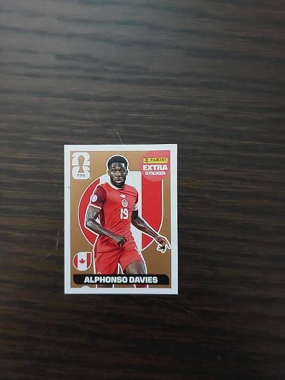 Carte collezionabili: Extra Paninisticker Alphonso Davies – Nuovo e nell'imballaggio originale da Bern venduto da Mimixhx