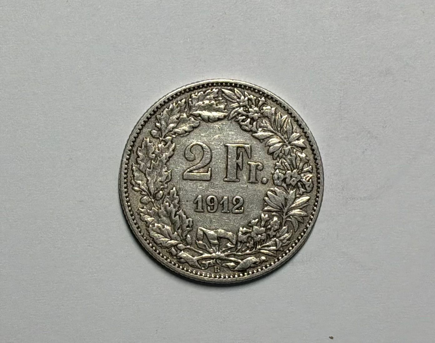 Tutti le monete: 2 Franken Münze Schweiz 1912 – Usato da Pfäffikon ZH venduto da cwal01