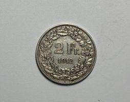 2 Franken Münze Schweiz 1912