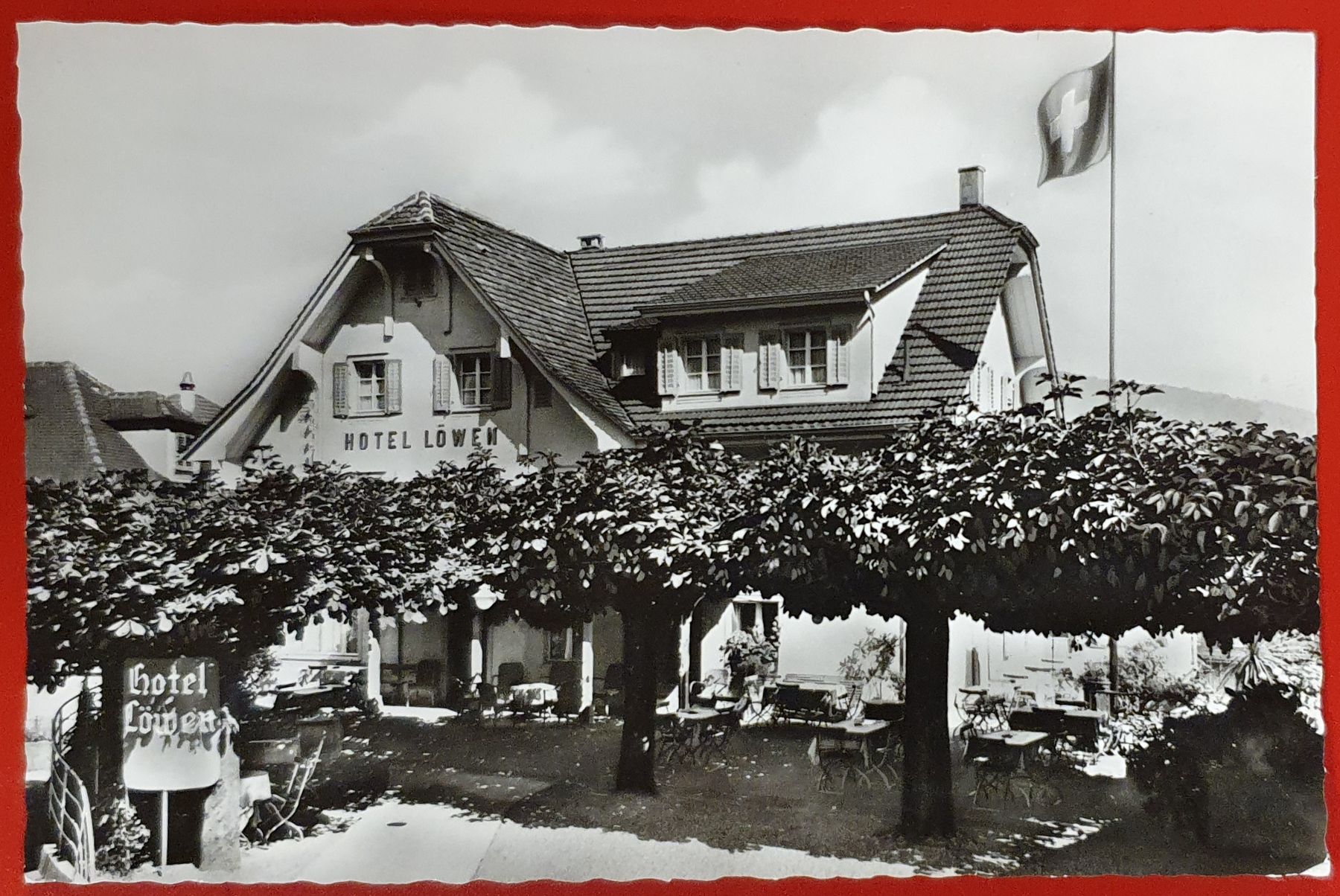 Cartoline postali: Hergiswil 1967 - Hotel Löwen – Usato da Kreuzlingen venduto da Rschweiz1