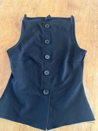 Gina Tricot Top schwarz Grösse XS