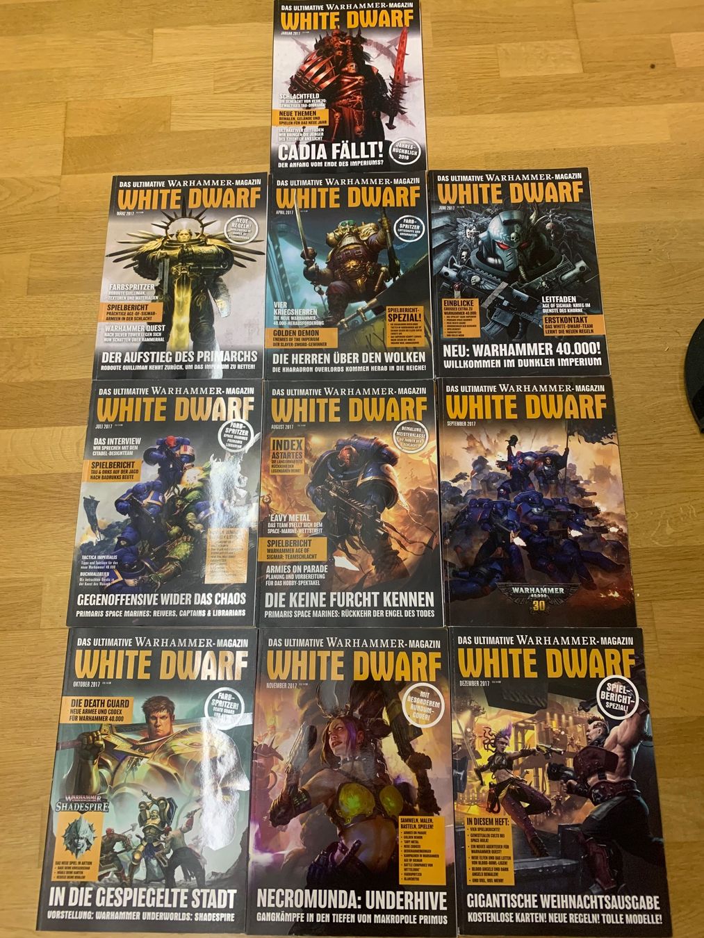 Riviste & Magazine: Warhammer White Dwarf Deutsch 2017 – Usato da Winterthur venduto da Compiorg