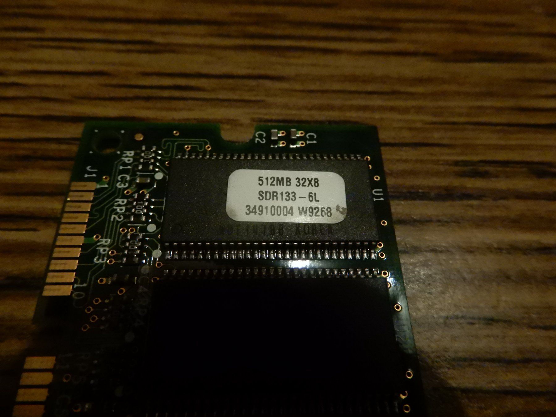 Memoria / RAM: RAM Modul 512MB SDR133-6L gebrauchter Zustand – Usato da Worben venduto da MaKo3252 2