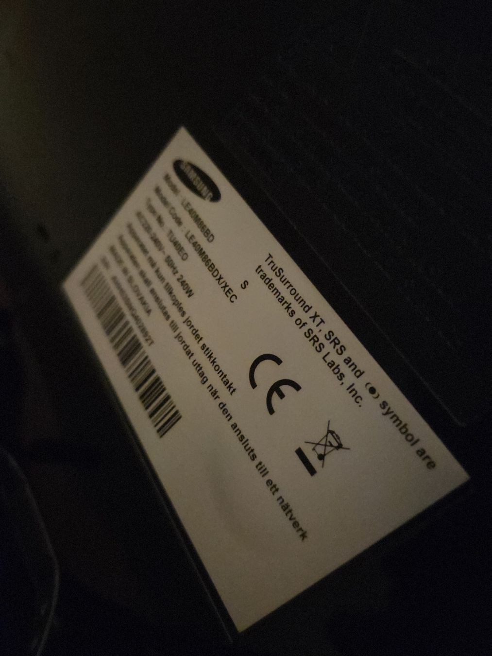 Samsung Televisori: tv Samsung – Usato da Tavannes venduto da Louprebel1609 1
