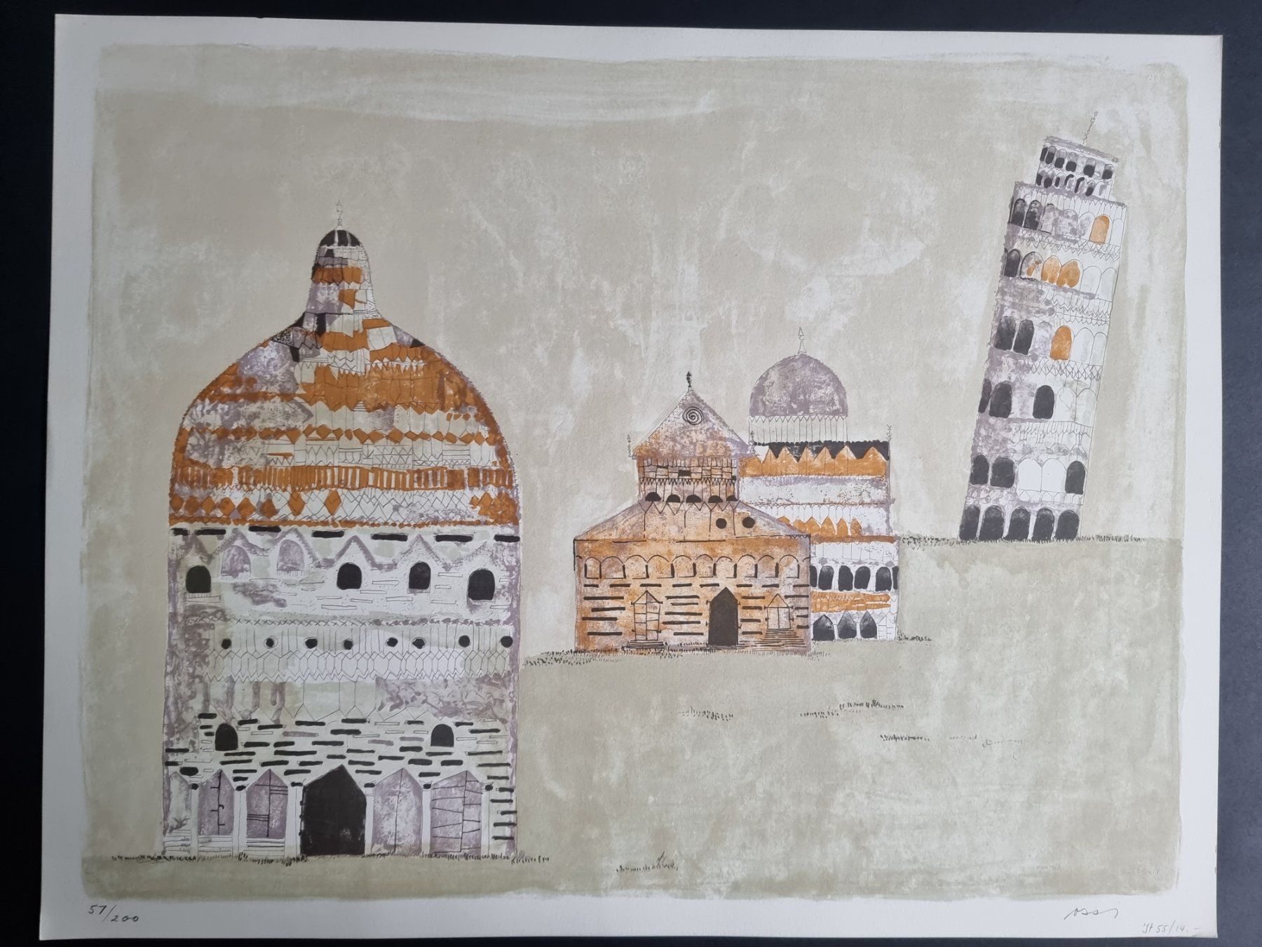 Grafica & Litografie: OSSI CZINNER LITHOGRAPHIE SIGNIERT NUMMERIERT – Usato da Gersau venduto da grafik-kunst