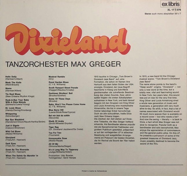 Schallplatten: 5x LPs Orchester Max Greger – Gebraucht aus Grüningen von azulgrisvinyl 4