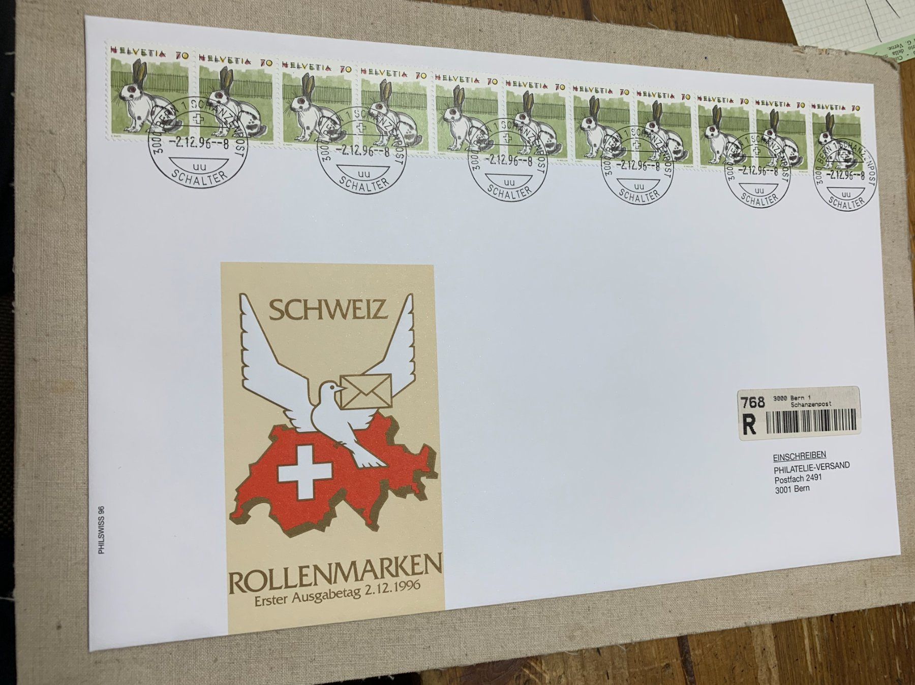 Tous les timbres: FDC - rollenmarken - 1996 – D'occasion à Sorengo par 74in