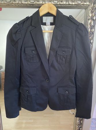 H&M Blazer, Gr.34, schwarz/ NEU
