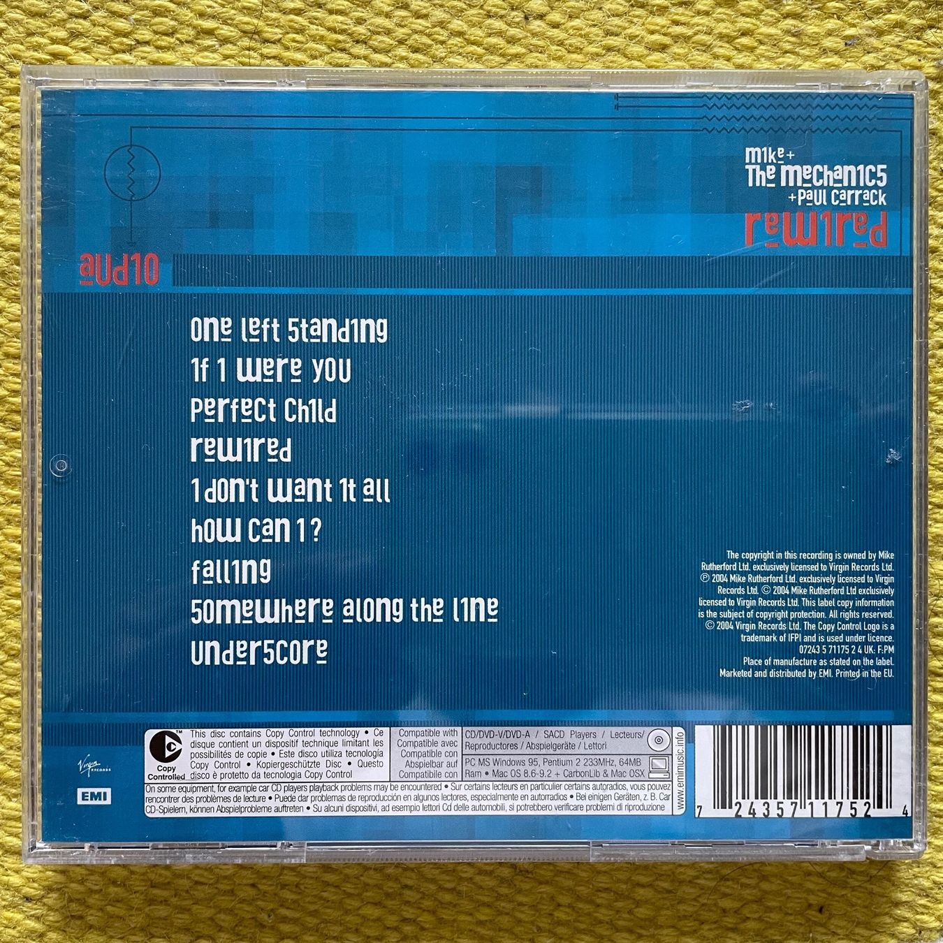 CD: MIKE&THE MECHANICS+PAUL CARRACK-REWIRED – Usato da Rorschacherberg venduto da CD-Roli 1