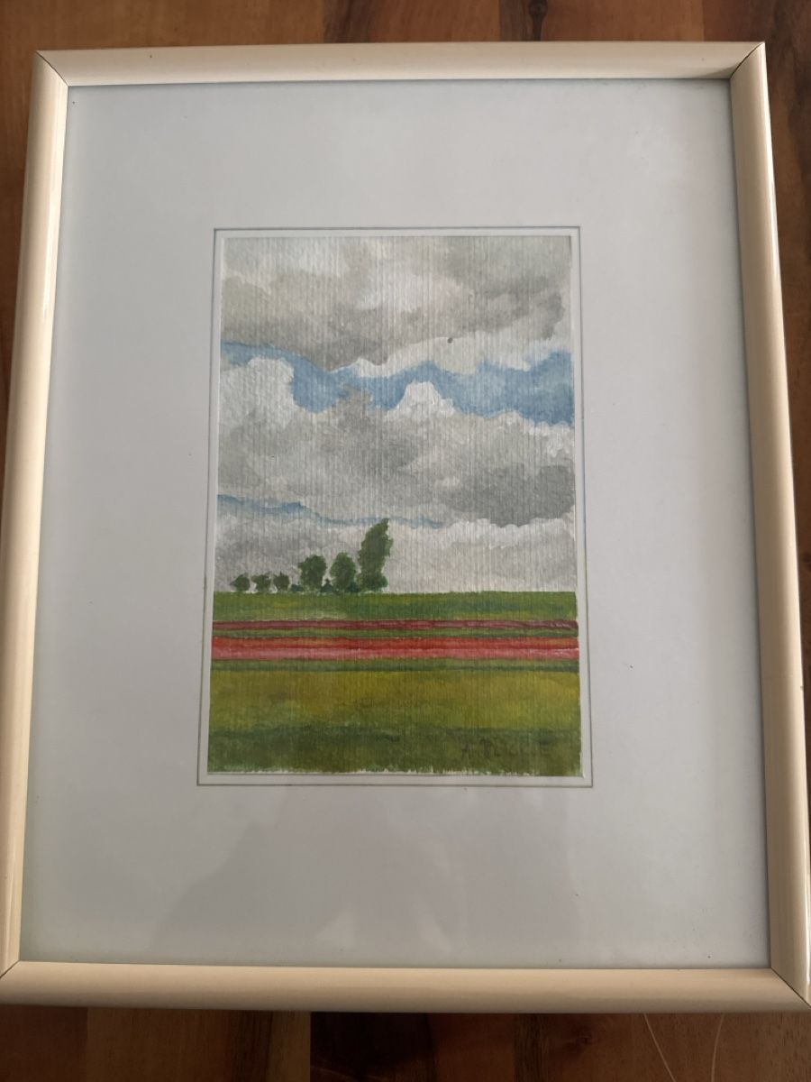 Gemälde: Aquarell Landschaft – Gebraucht aus Unterägeri von inesius