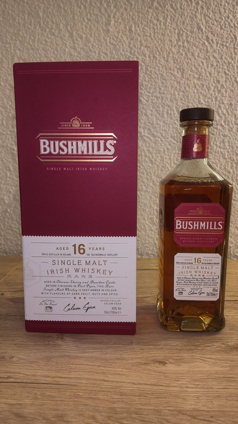 Bevande alcoliche: Bushmills 16 (geöffnet) – Usato da Wettingen venduto da manuelrogg 1
