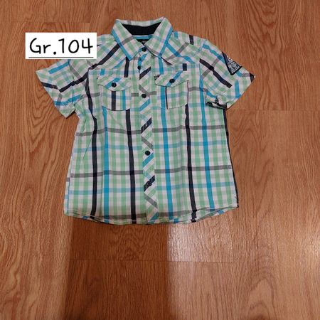 Jungen Hemd Gr. 104 kurzarm kariert frühling sommer