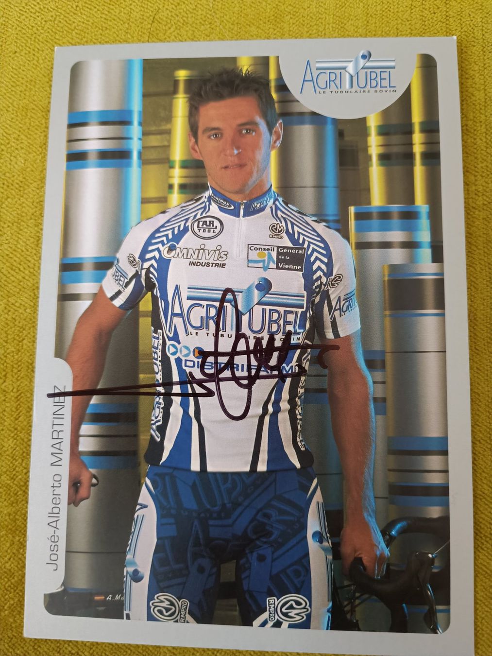 Autografi: José-Alberto Martinez - Rad - handsigniert – Usato da Menziken venduto da Autogramme