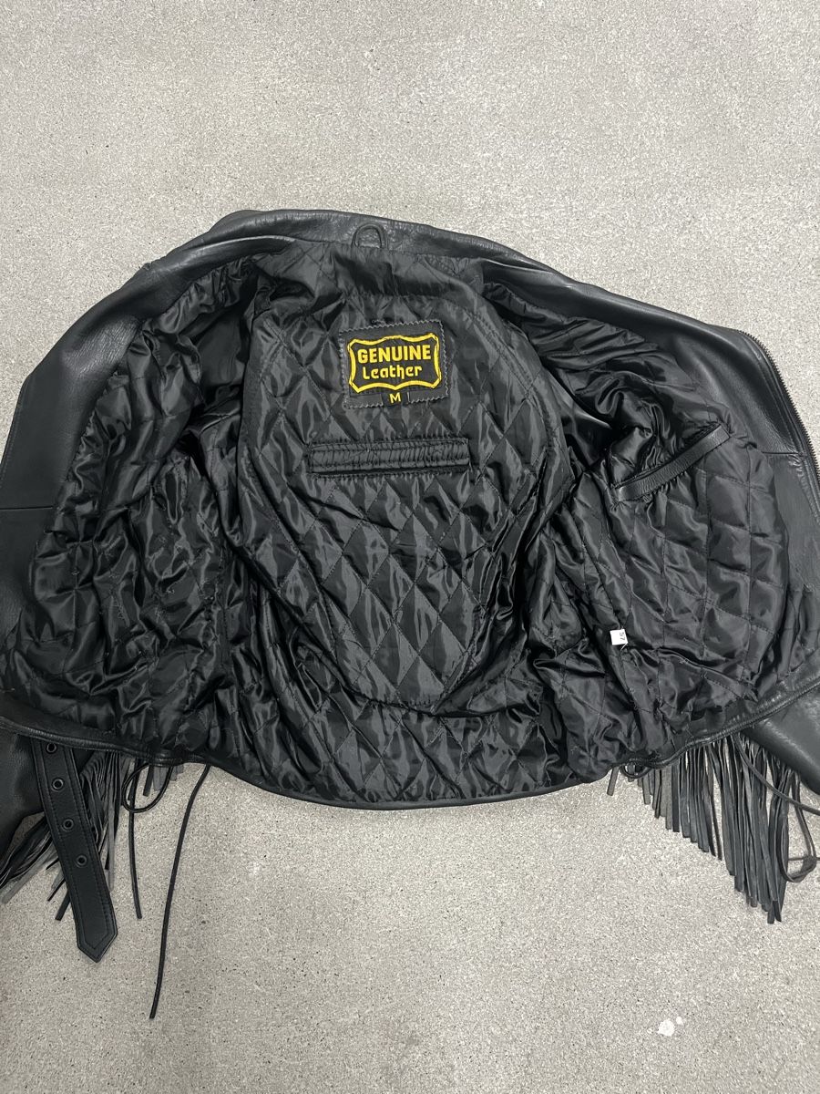 Giacche: Fransen Lederjacke Motorrad Grösse M – Usato da Bern venduto da Romingerre 4