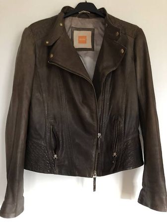 Lederjacke von Boss damen 40 Vintagelook top Zustand