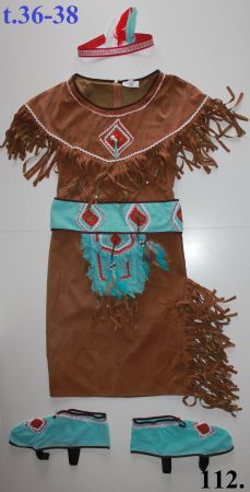 Costune Indienne / Indianerin t. 36 - 38    NEU!