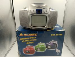 Majestic AH 1100 - Vintage Stereo Boombox TV NEU in OVP