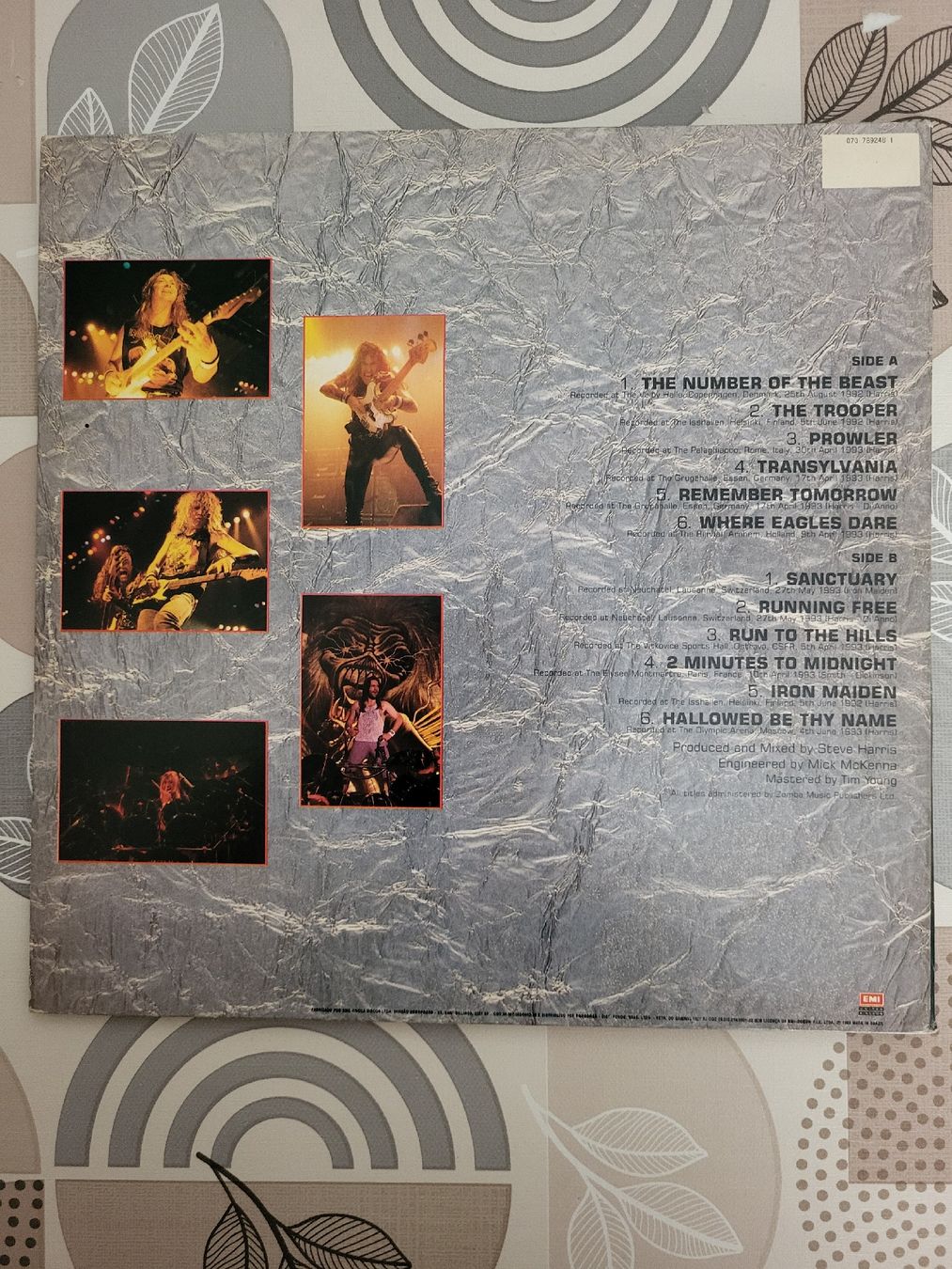 Vinyles: Iron Maiden - A Real Dead One  – D'occasion à Fribourg par Nuno_Dias 2