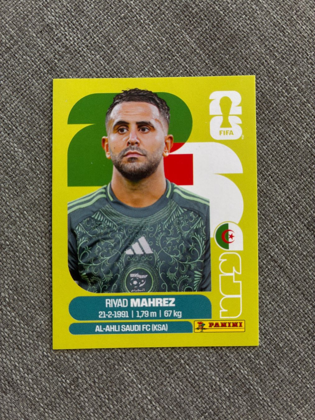 Panini Sammelbilder & Trading cards: FIFA WC 2026 Riyad Mahrez ALG 15 Sticker – Neu (gemäss Beschreibung) aus Boll von valoune01