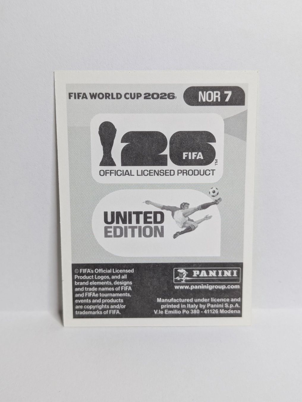 Panini Carte collezionabili: Panini WM 2026 - NOR 7 - David MOLLER WOLFE NORWAY – Nuovo (secondo la descrizione) da Founex venduto da amel89 1