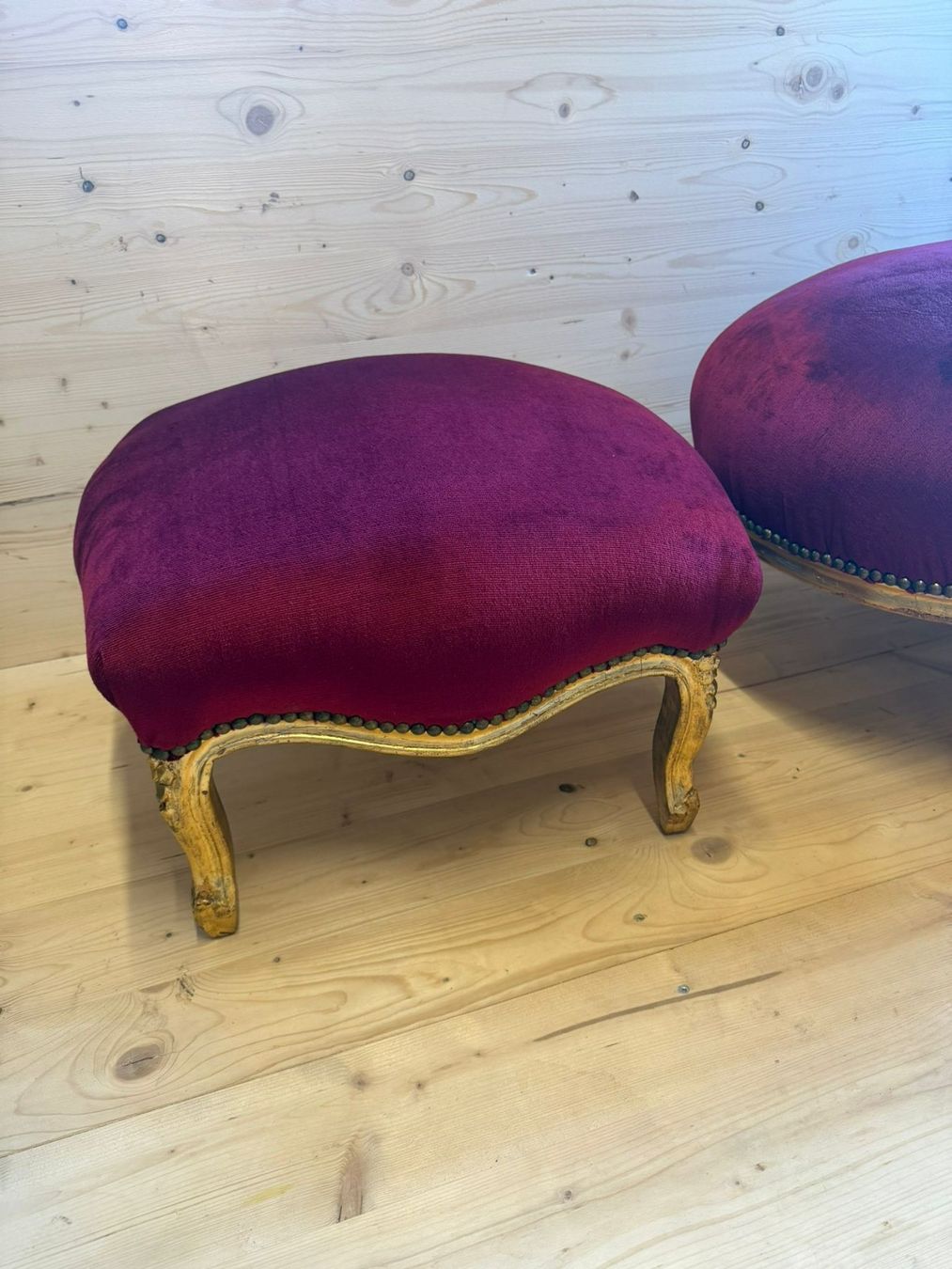 Sedie a sdraio: Récamiere Rot / Liege mit Hocker, Barock Stil – Usato da Kloten venduto da vondoo 4