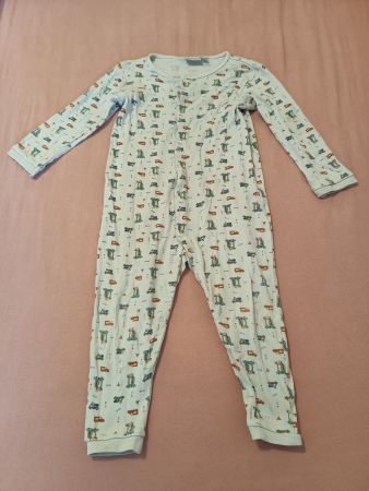 Impidimpi Strampler Pyjama Gr 98/104, lang weiss Autos