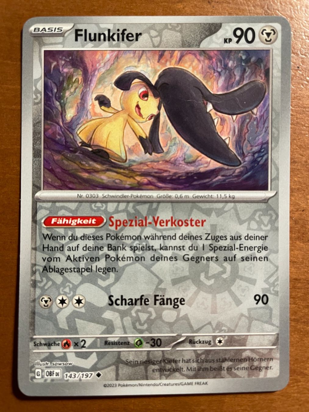 Pokémon Carte collezionabili: Pokemon Flunkifer Reverse (Versand gratis) – Nuovo (secondo la descrizione) da Chur venduto da Angerson