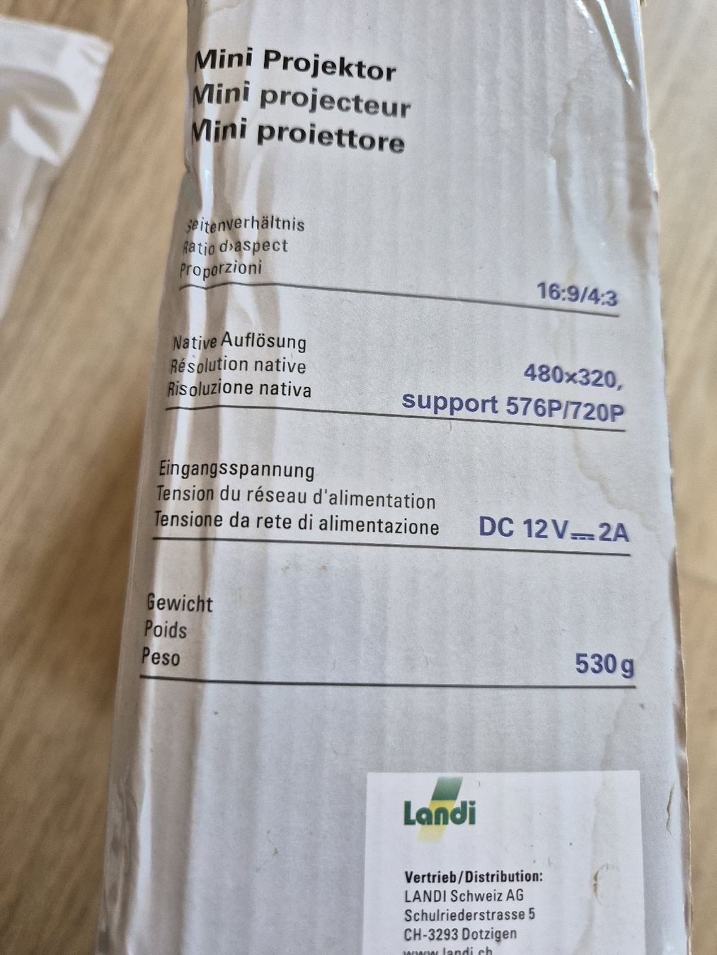 Proiettori: Mini projecteur Landi RD-802 LED état neuf – Nuovo (secondo la descrizione) da La Joux FR venduto da car_ck96 8