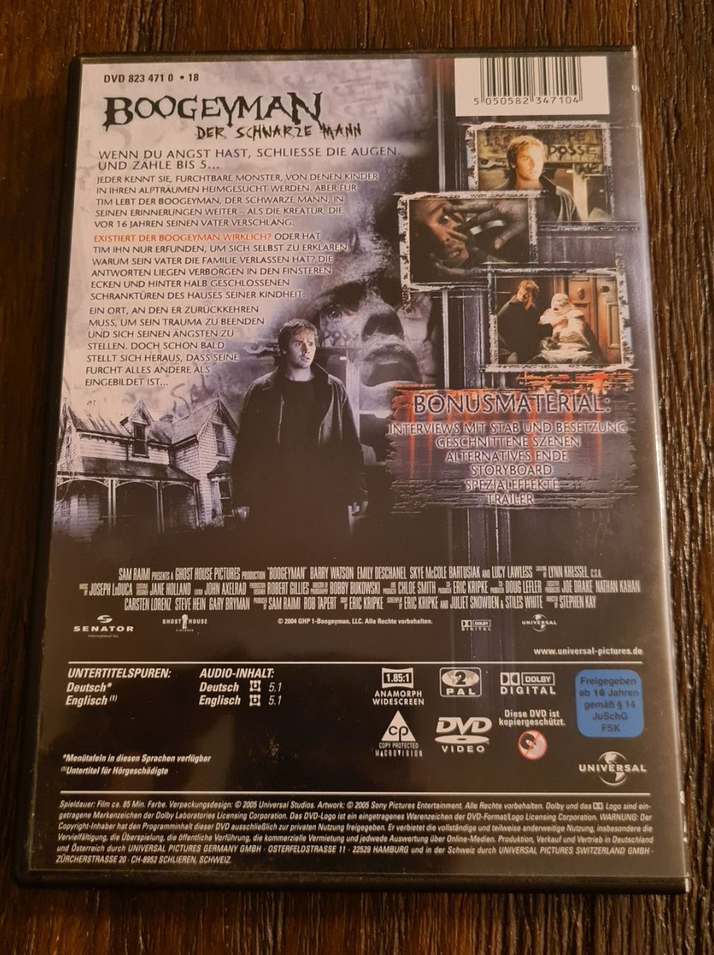 Tutti i DVDs: Boogey Man Der Schwarze Mann (H) – Usato da Oberkirch LU venduto da ThE_CoLLecTor666 1
