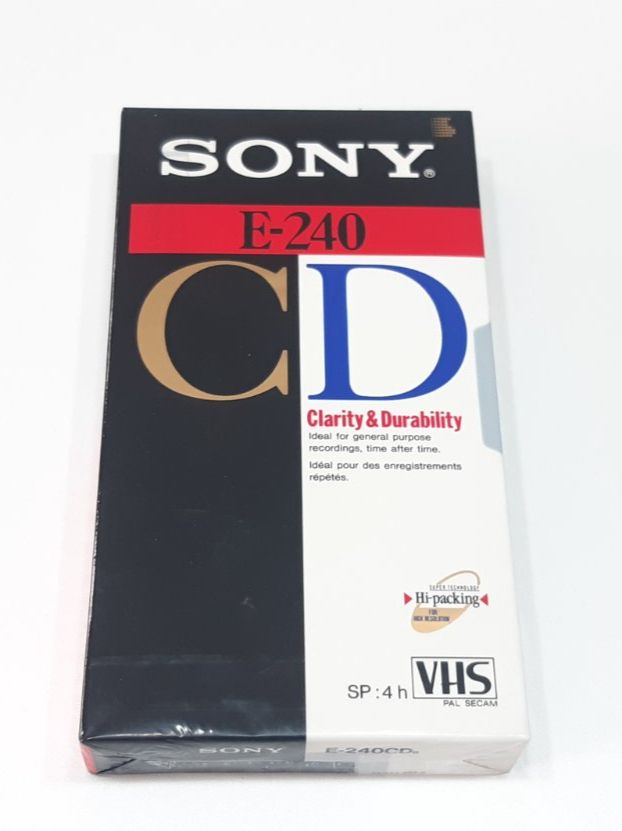 Cassette vuote: Sony E-240 CD VHS 240 – Nuovo e nell'imballaggio originale da Savagnier venduto da Marderuth
