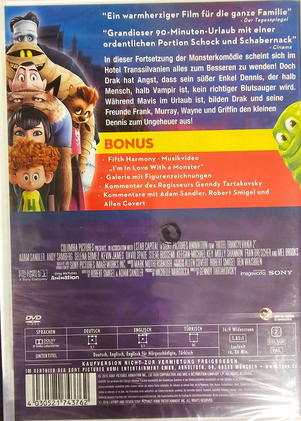 Alle DVDs: Hotel Transsilvanien 2 – Neu und originalverpackt aus Wahlen b. Laufen von Cg10 1