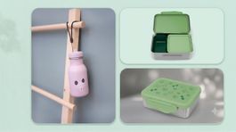 Ergobag Edelstahl-Brotdose & Trixie Trinkflasche SET - ab 1.
