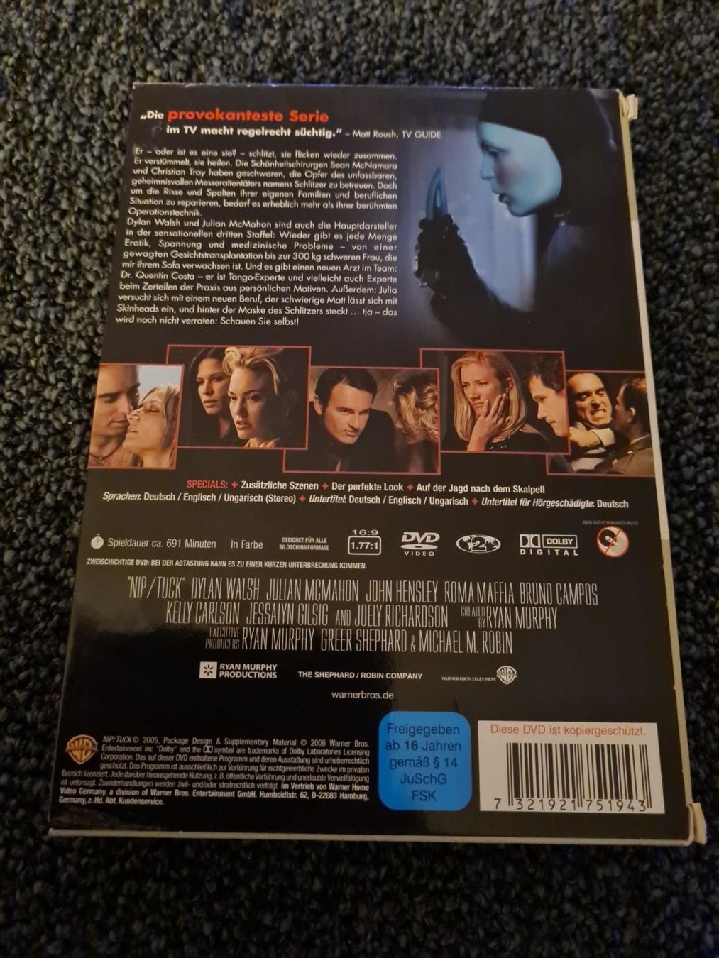 Tutti i DVDs: NIP TUCK STAFFEL 3 – Usato da Ruswil venduto da jan_bxl5 1