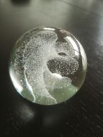 Vintage Briefbeschwerer Spirale Glas Paperweight 