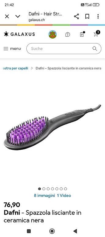 Altro per la cura dei capelli: Spazzola lisciante Dafni go – Usato da Viganello venduto da biz_cp9h 1