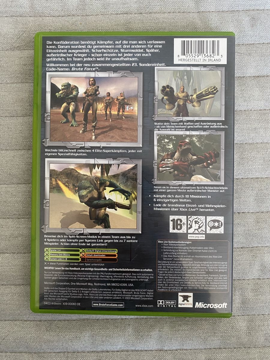 Microsoft Giochi: Brute Force für Xbox – Usato da Thunstetten venduto da Virus_33 2