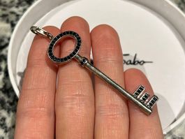 Thomas Sabo GROSSER Schlüssel 🔑 schwarzes Zirkonia-Pavé 🖤