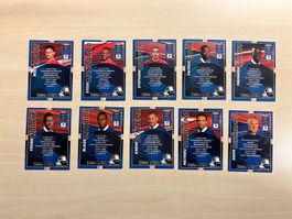 10 cartes Equipe de FRANCE Collection Carrefour 2014
