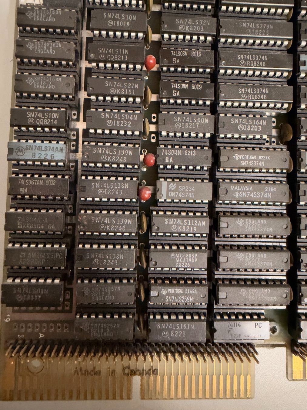 Componenti elettronici: Vintage Computerplatine Wire-Wrap TTL 1980er – Usato da Basel venduto da IRMAundFRED 7